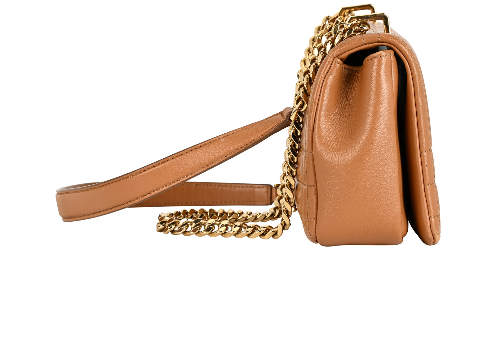 Small Lola, &pound;495, Handbags, Tan, Leather, Side view